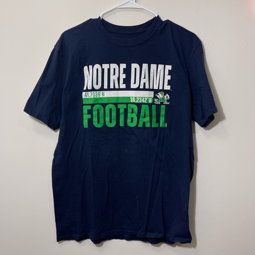 Notre Dame Football T Shirt Size Large